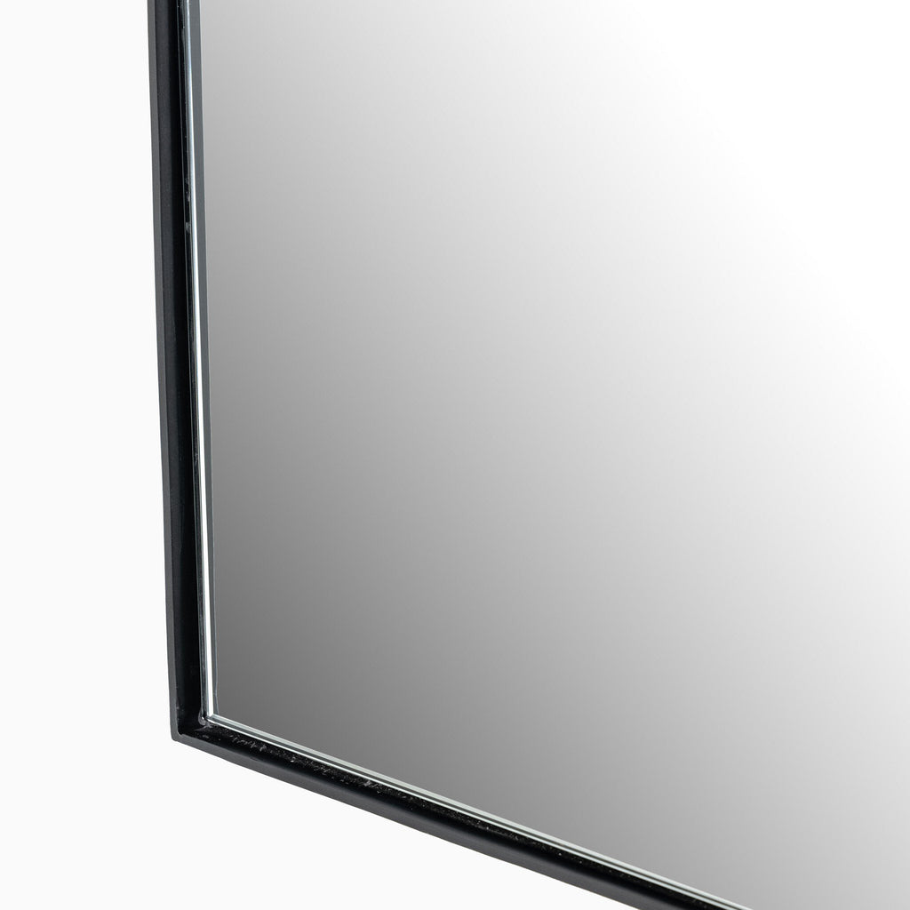 Esmeralda Wide Mirror in Iron Matte Black