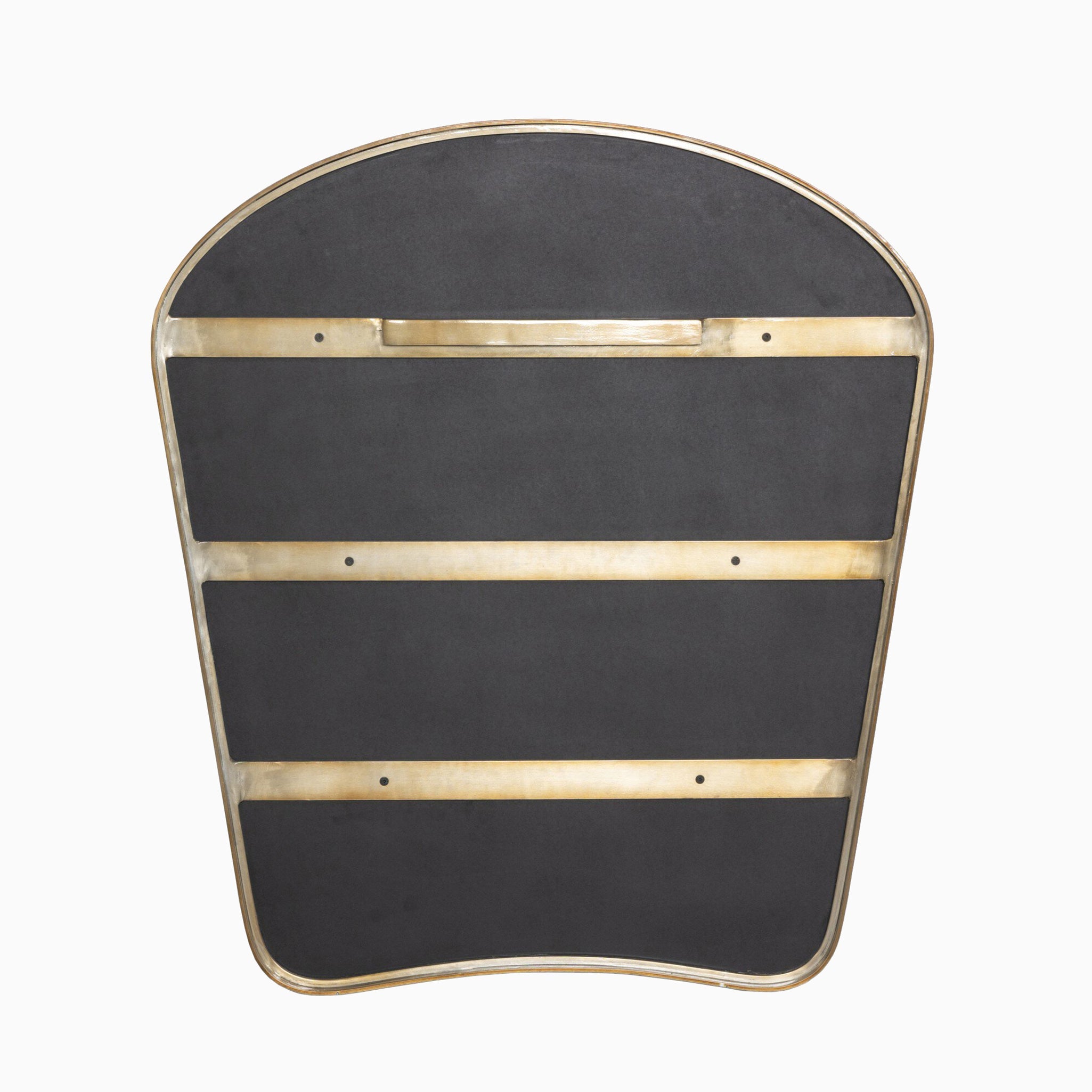 Raelynn Mantel Mirror in Polished Brass