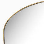 Raelynn Mantel Mirror in Polished Brass