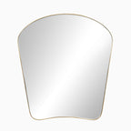 Raelynn Mantel Mirror in Polished Brass