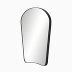 Raelynn Mantel Mirror in Iron Matte Black