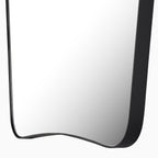 Raelynn Mantel Mirror in Iron Matte Black