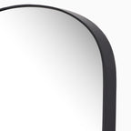 Raelynn Mantel Mirror in Iron Matte Black