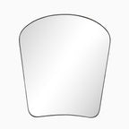 Raelynn Mantel Mirror in Iron Matte Black