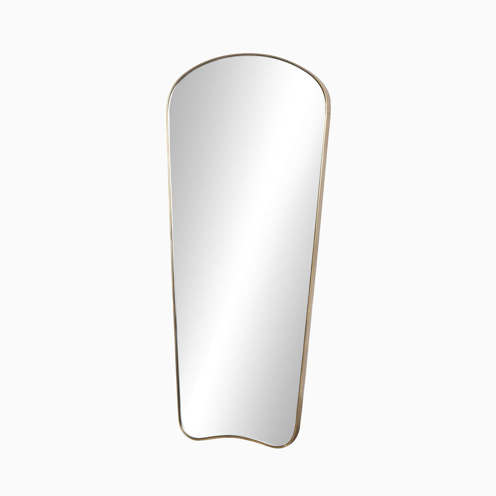 Raelynn Wall Mirror in Polished Brass