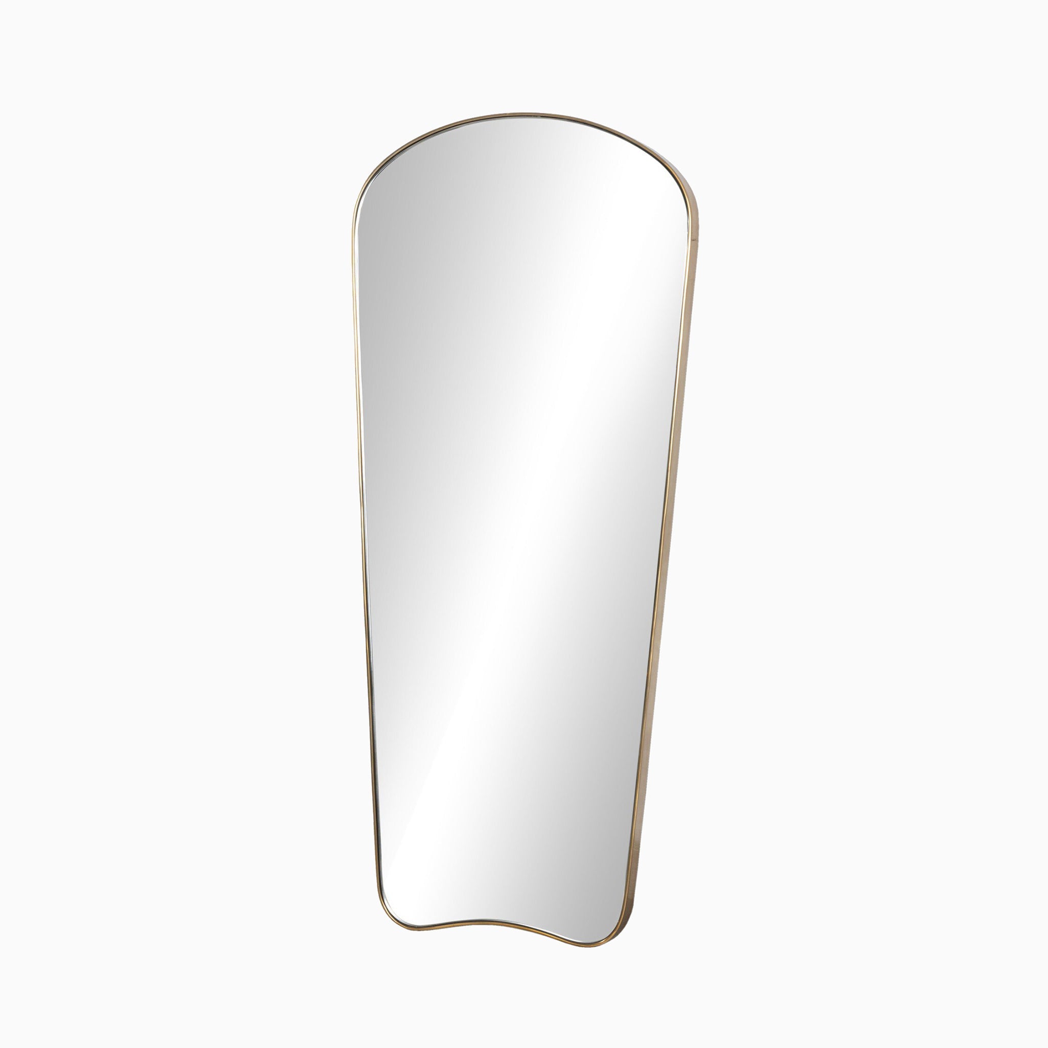 Raelynn Wall Mirror in Polished Brass