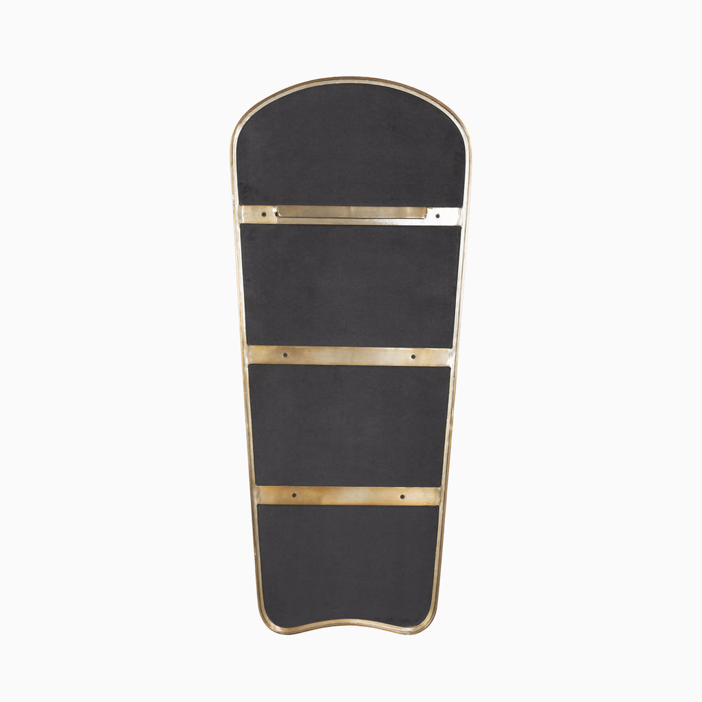 Raelynn Wall Mirror in Polished Brass