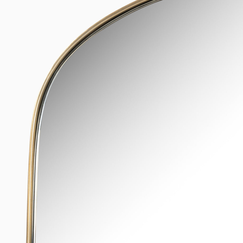 Raelynn Wall Mirror in Polished Brass