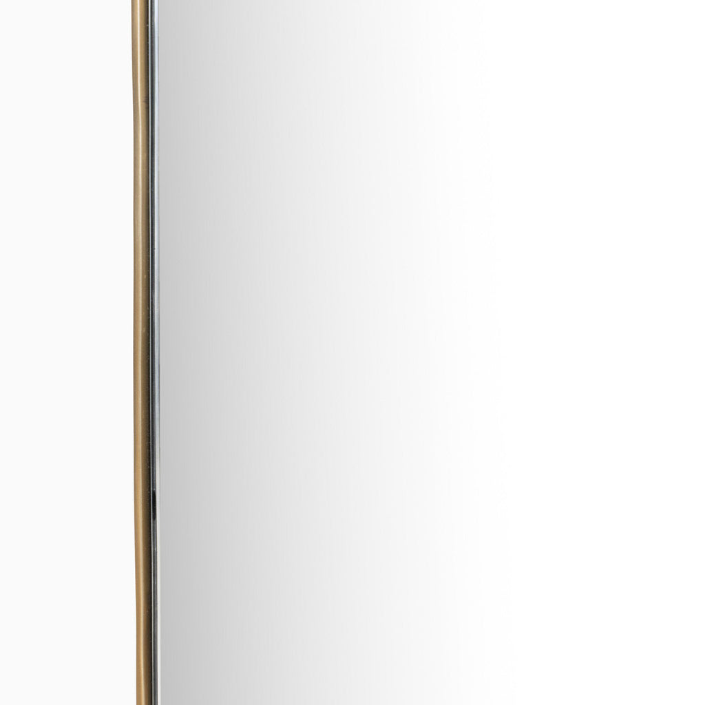 Raelynn Wall Mirror in Polished Brass