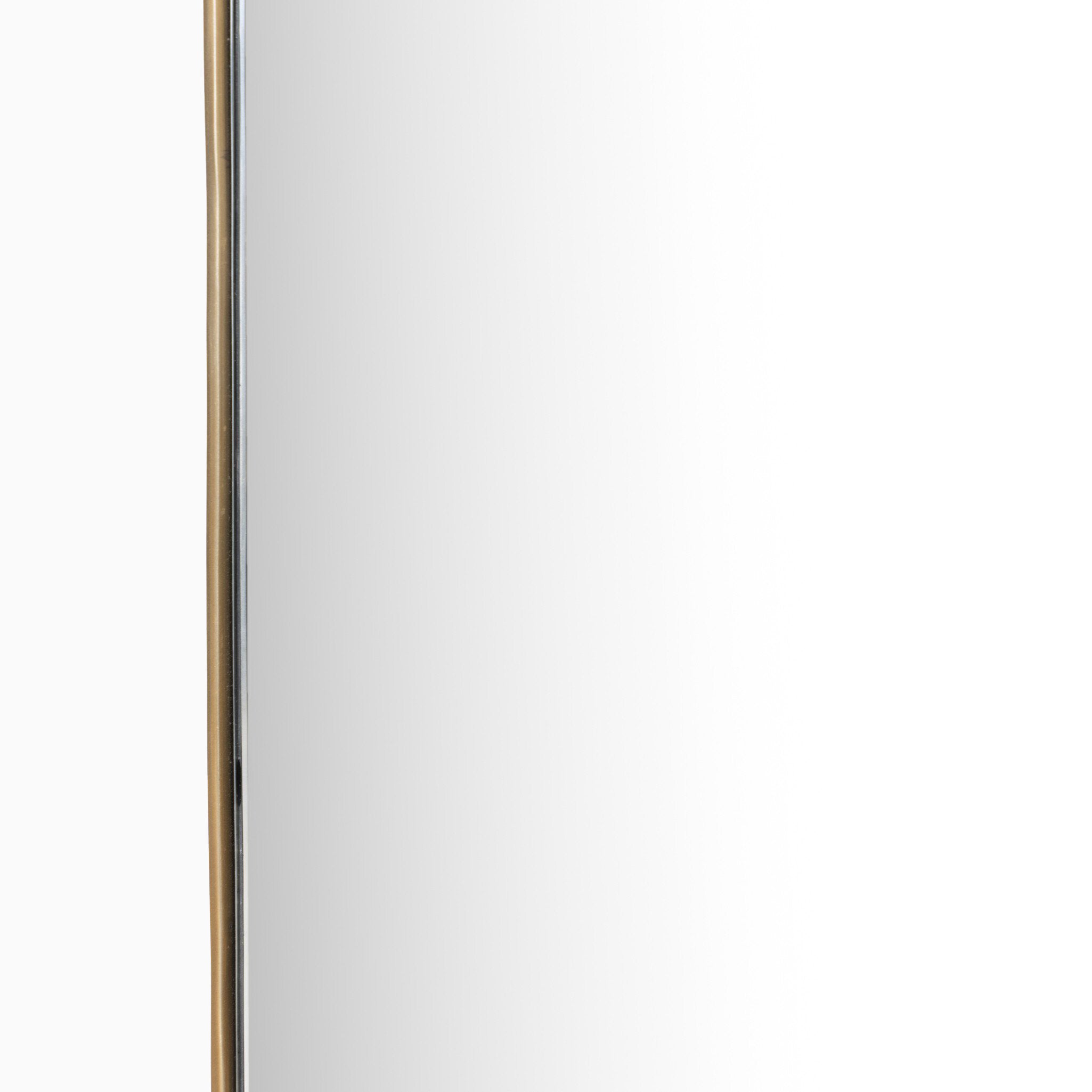 Raelynn Wall Mirror in Polished Brass