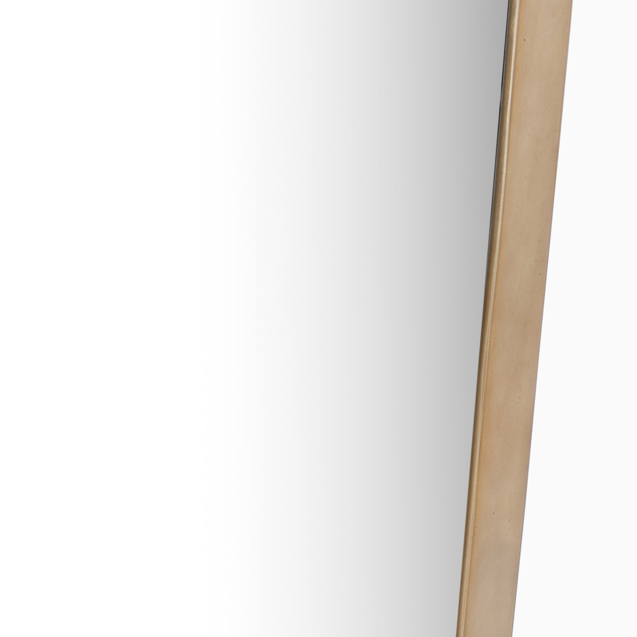 Raelynn Wall Mirror in Polished Brass