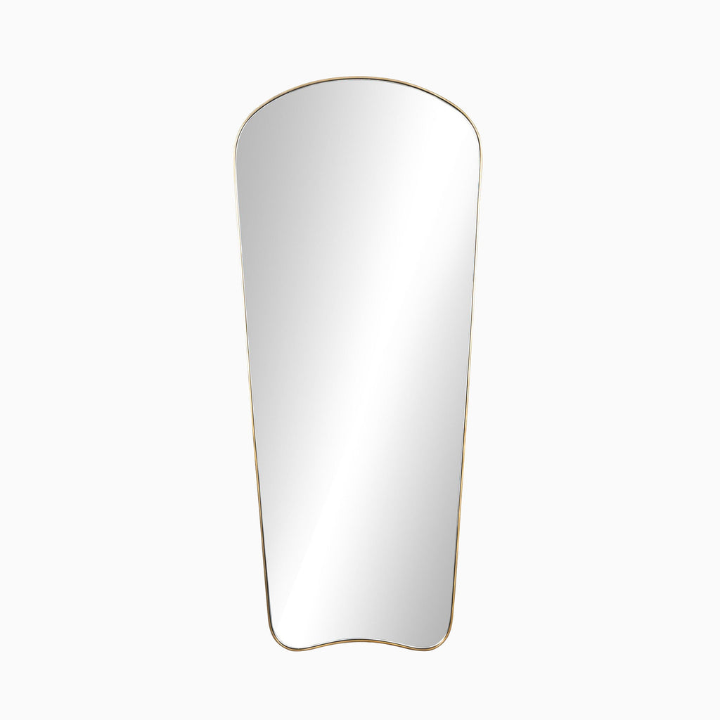 Raelynn Wall Mirror in Polished Brass