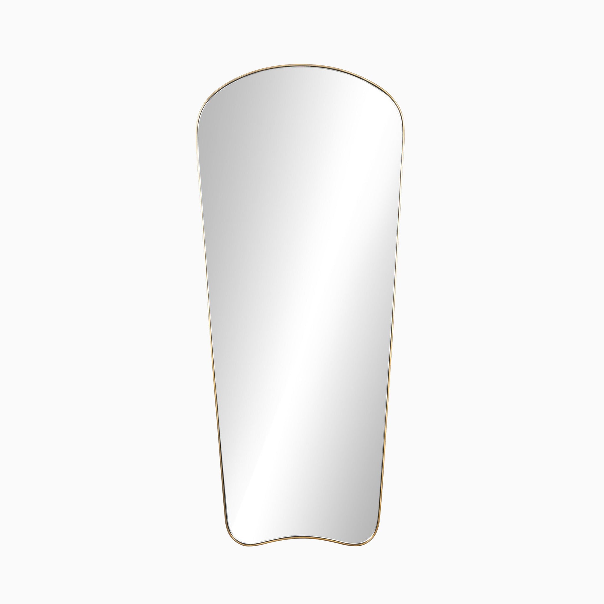 Raelynn Wall Mirror in Polished Brass