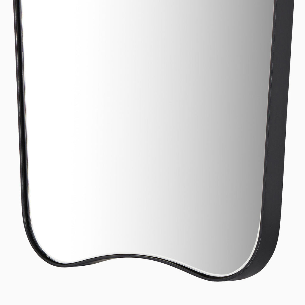 Raelynn Wall Mirror in Iron Matte Black