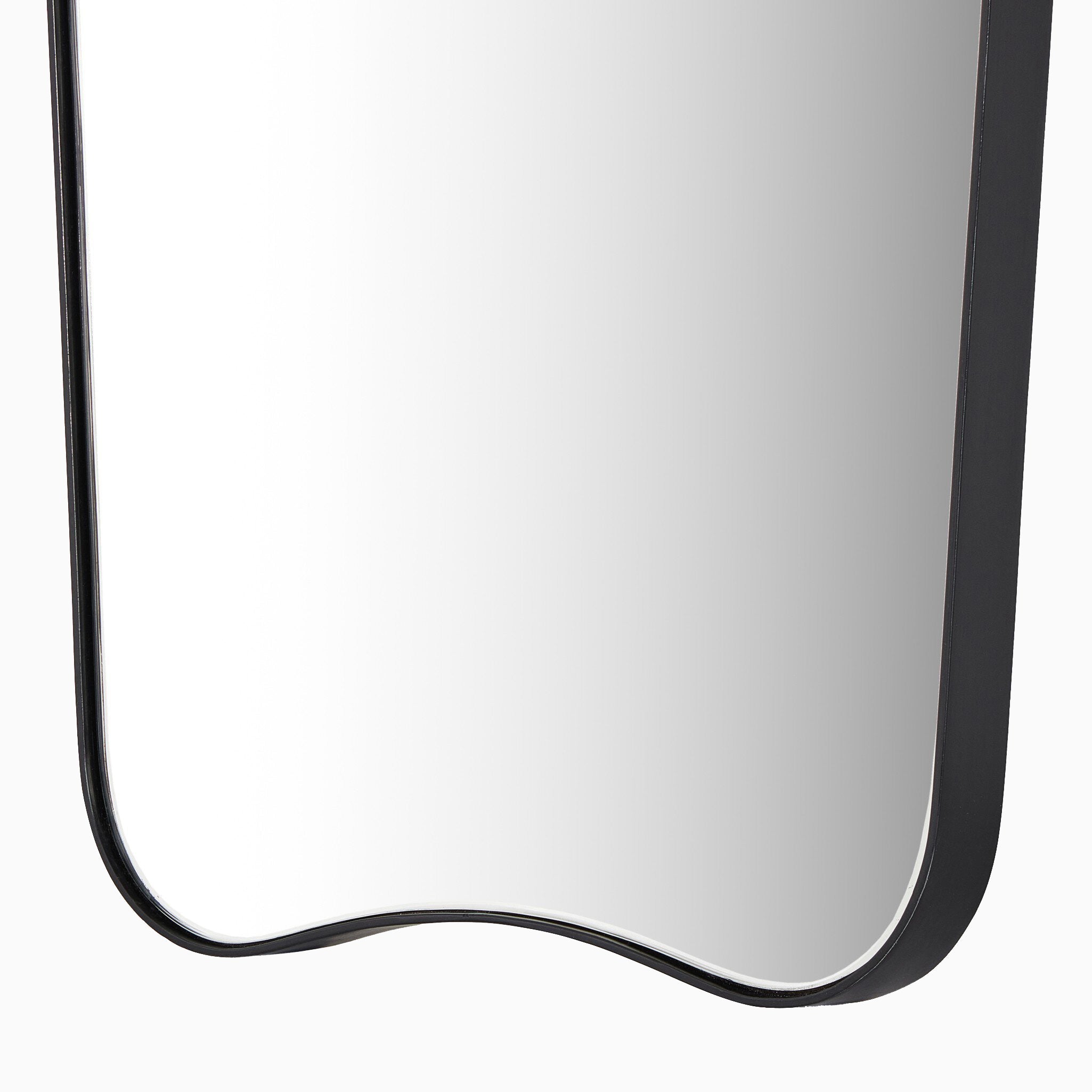 Raelynn Wall Mirror in Iron Matte Black