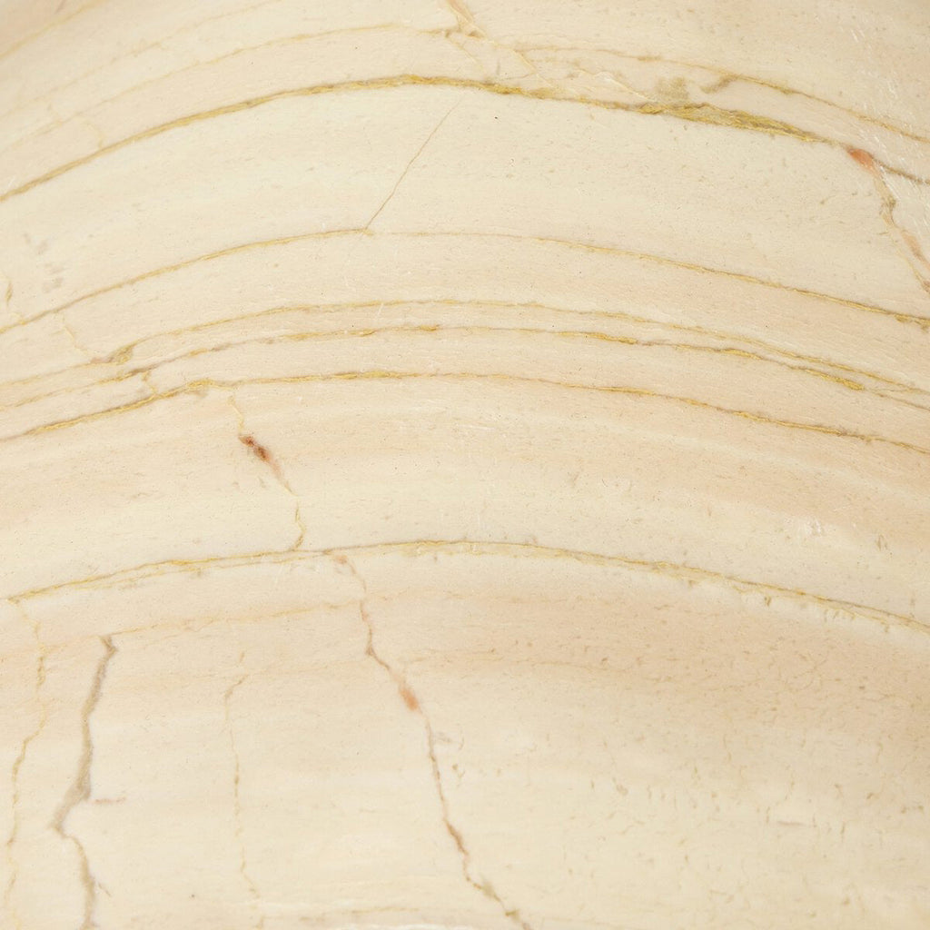 Alma Pendant in Ecru Marble Solid