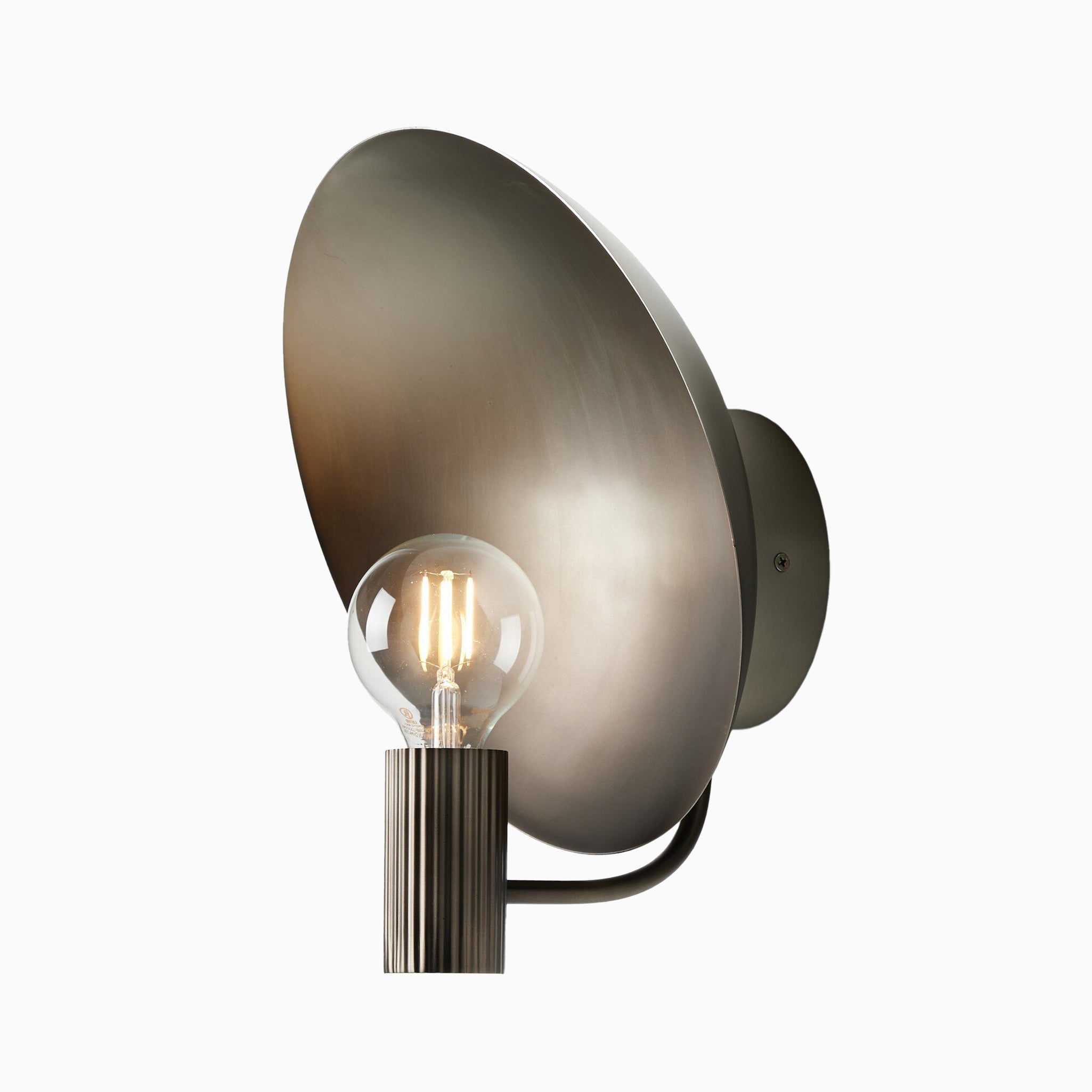 Camford Wall Sconce in Aged Nickel