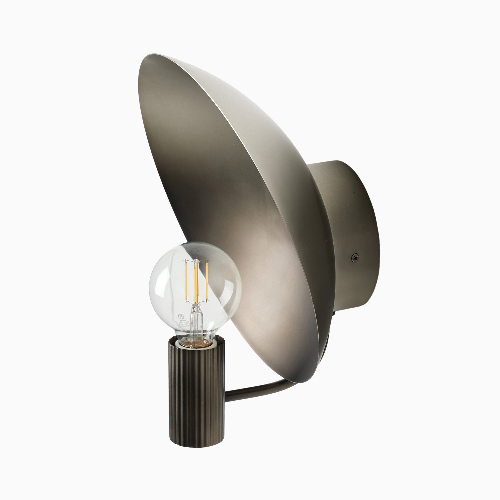 Camford Wall Sconce in Aged Nickel
