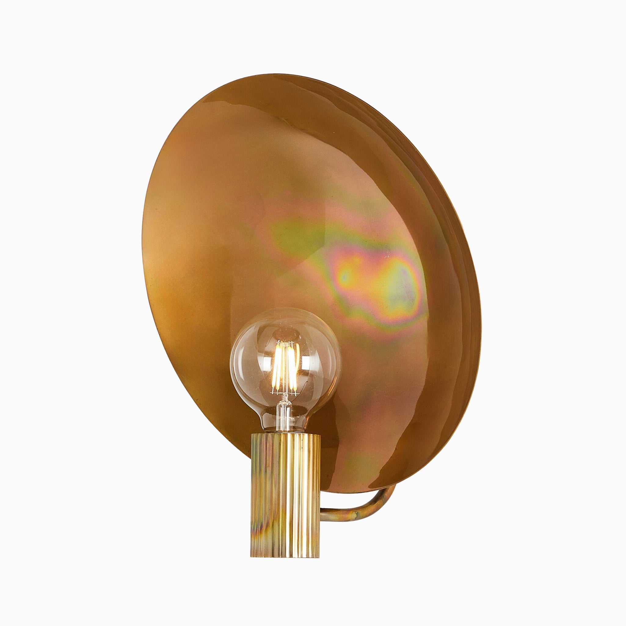 Camford Wall Sconce in Burnt Brass