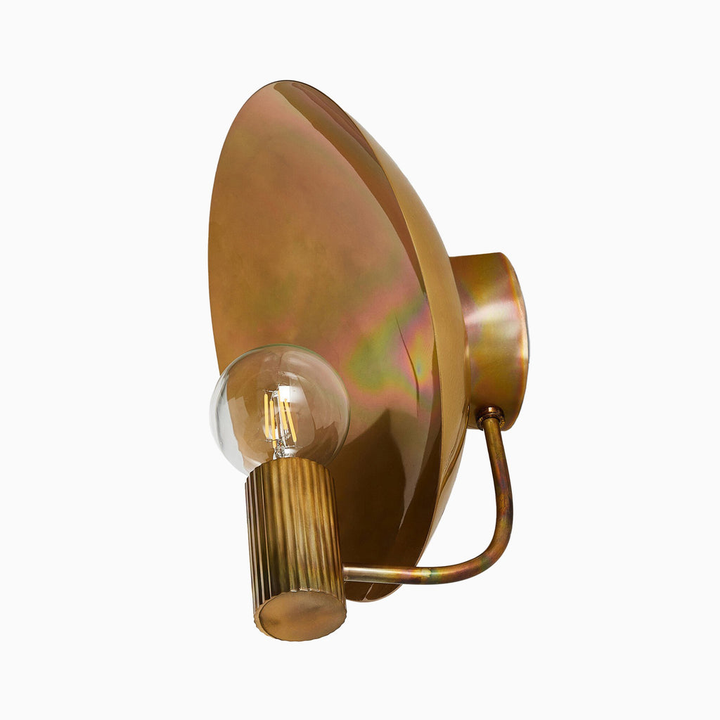 Camford Wall Sconce in Burnt Brass