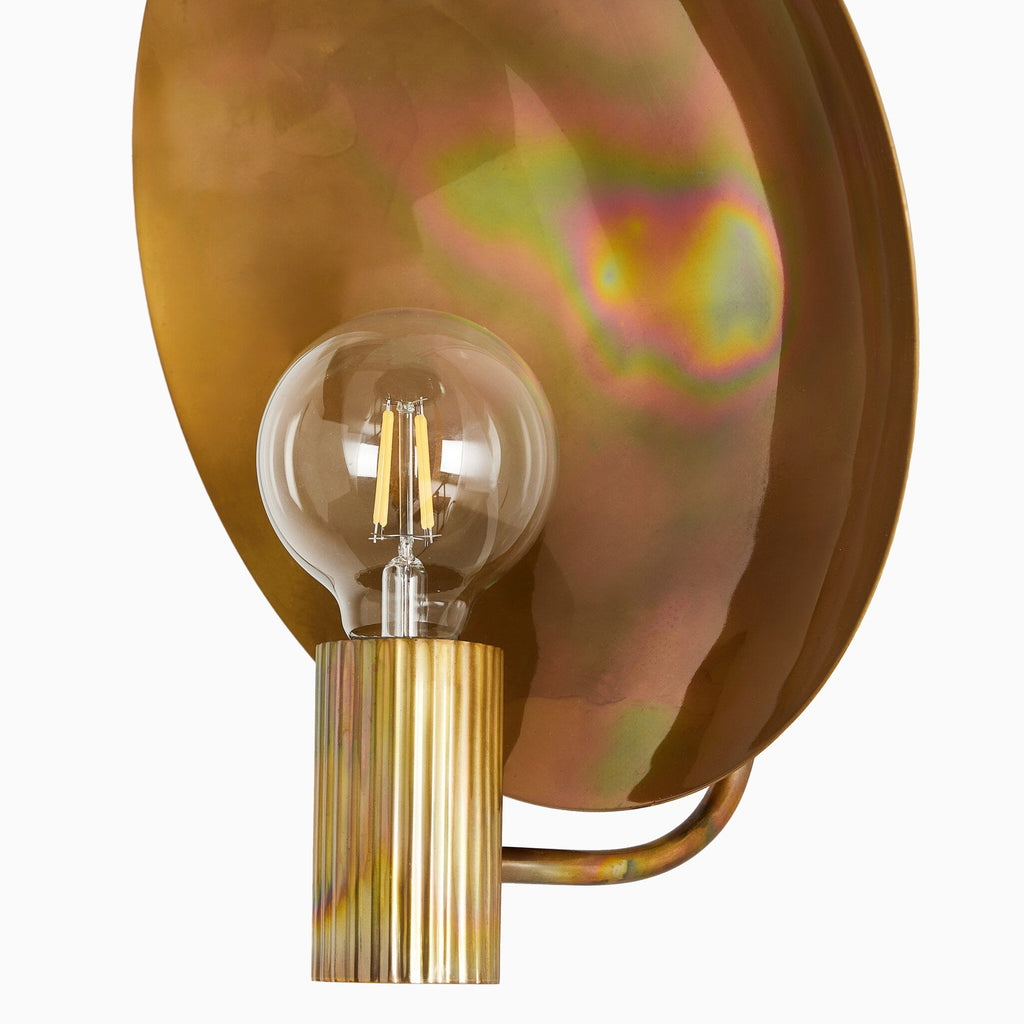Camford Wall Sconce in Burnt Brass
