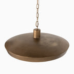 Dempsey Pendant in Hammered Antique Brass