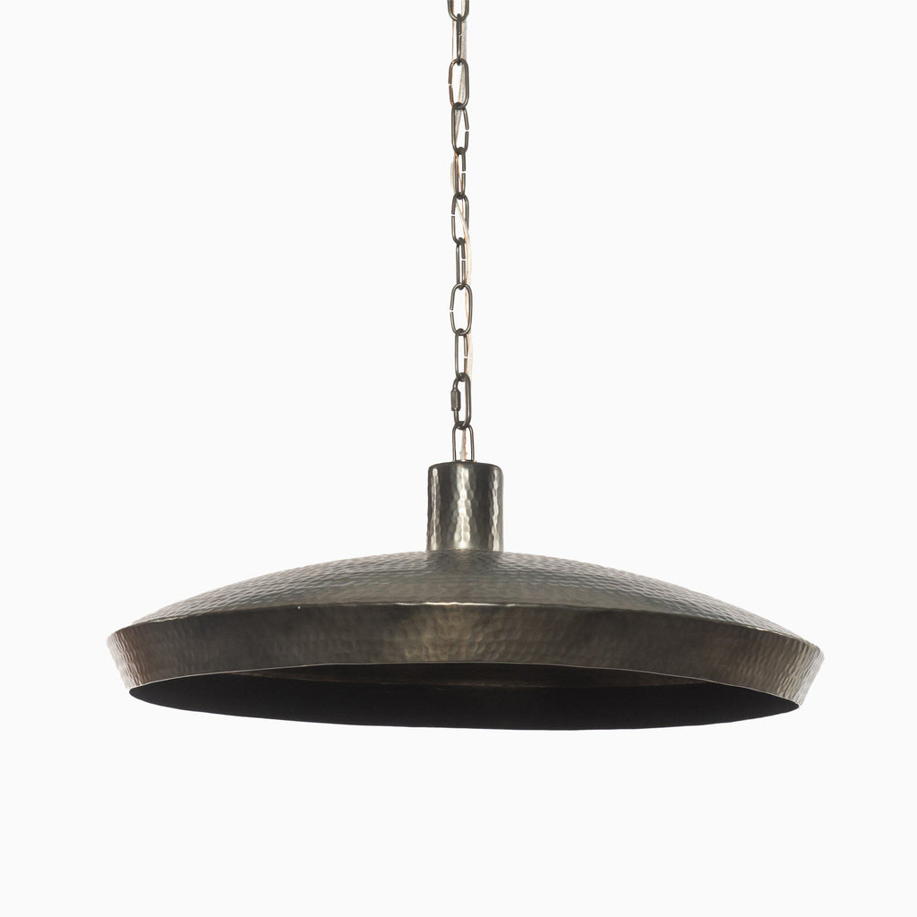 Dempsey Pendant in Hammered Dark Antique Brass