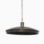 Dempsey Pendant in Hammered Dark Antique Brass