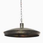 Dempsey Pendant in Hammered Dark Antique Brass