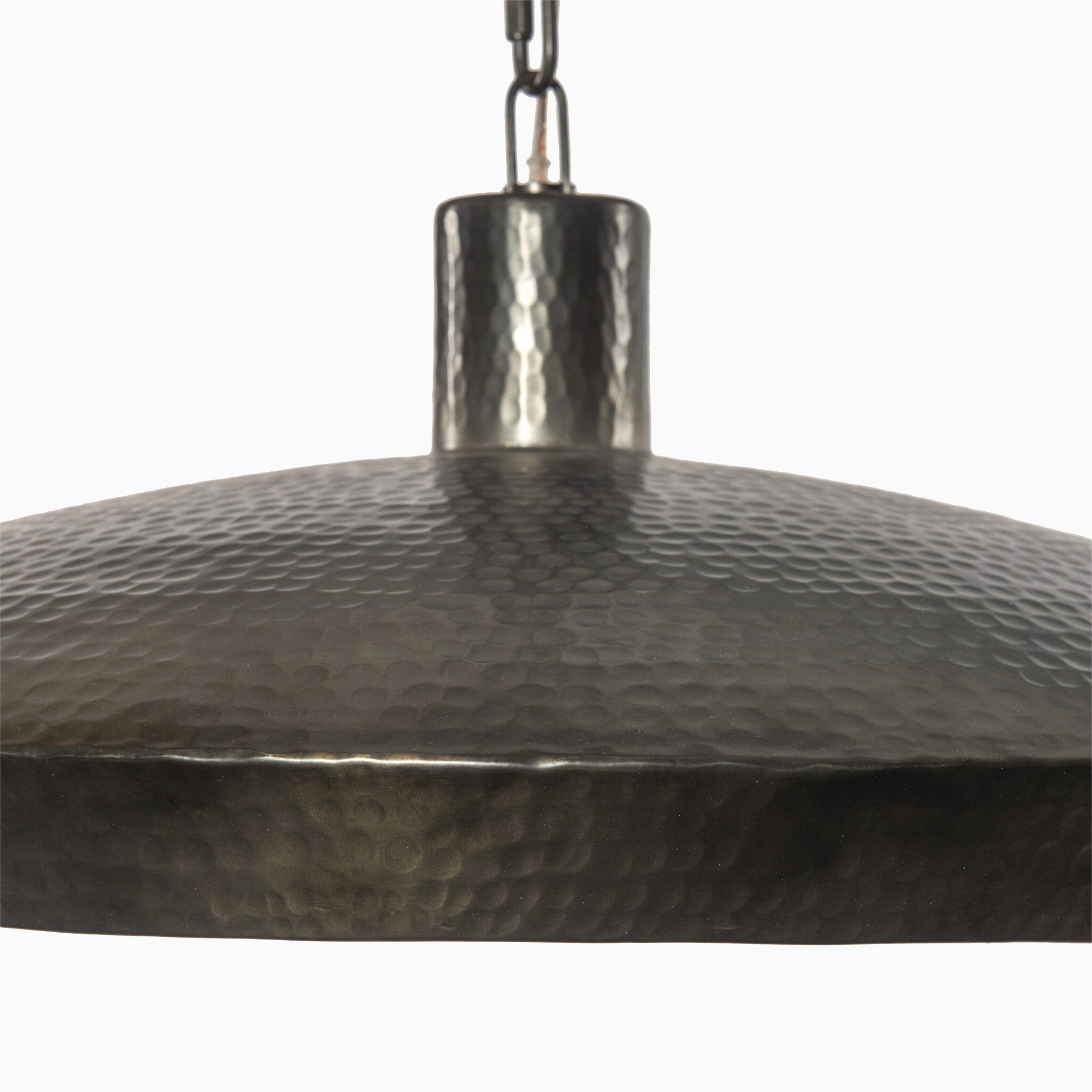 Dempsey Pendant in Hammered Dark Antique Brass