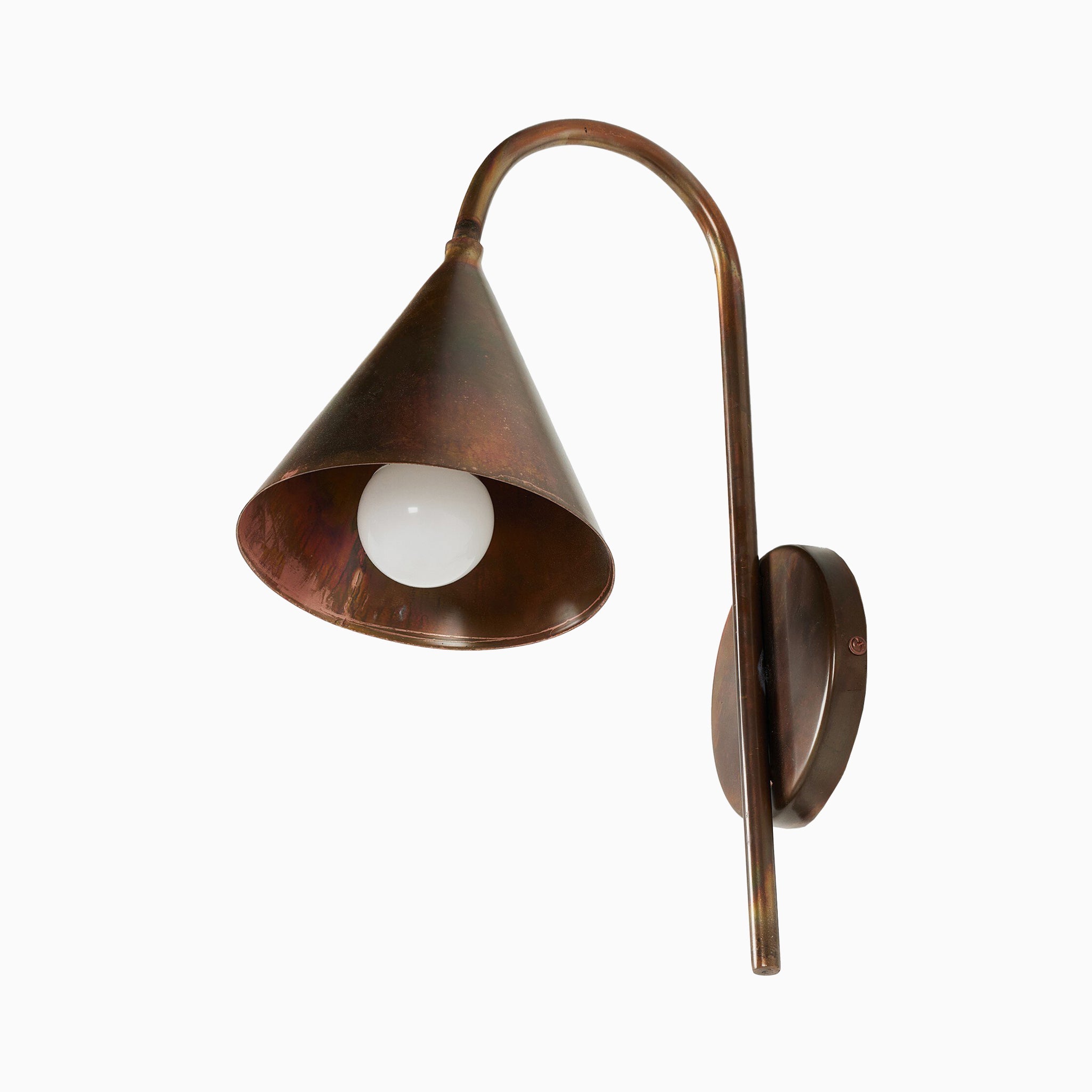 Fenton Wall Sconce in Iridescent Acid Wash