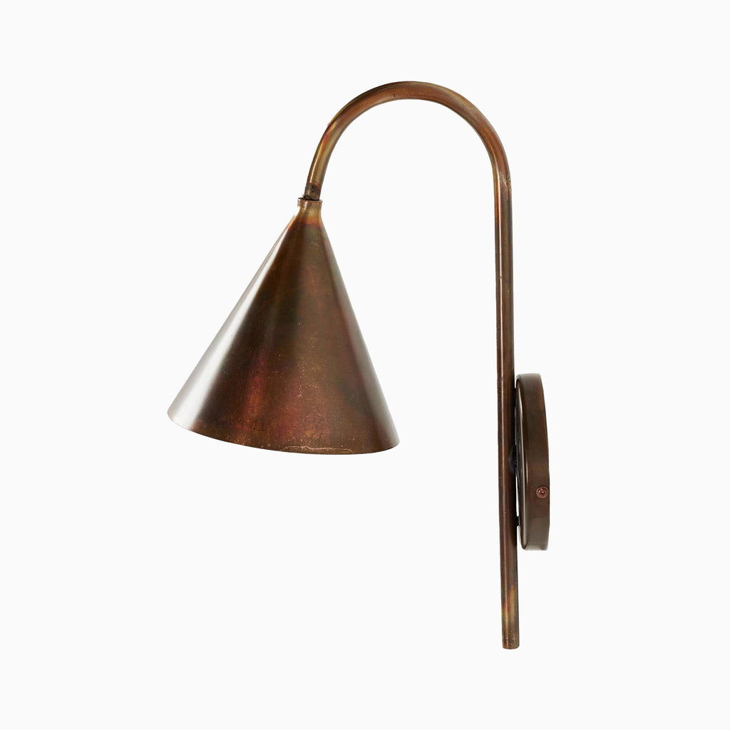 Fenton Wall Sconce in Iridescent Acid Wash