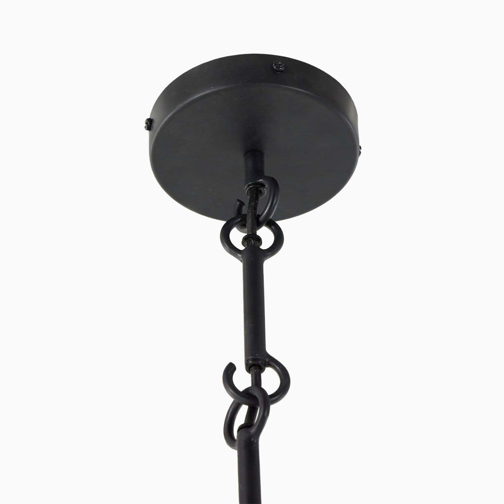 Kane Pendant in Matte White Plaster