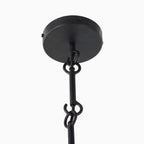 Kane Pendant in Matte White Plaster