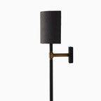 Kyrie Wall Sconce in Matte Black Plaster