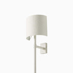 Kyrie Wall Sconce in Matte White Plaster