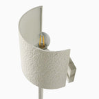 Kyrie Wall Sconce in Matte White Plaster