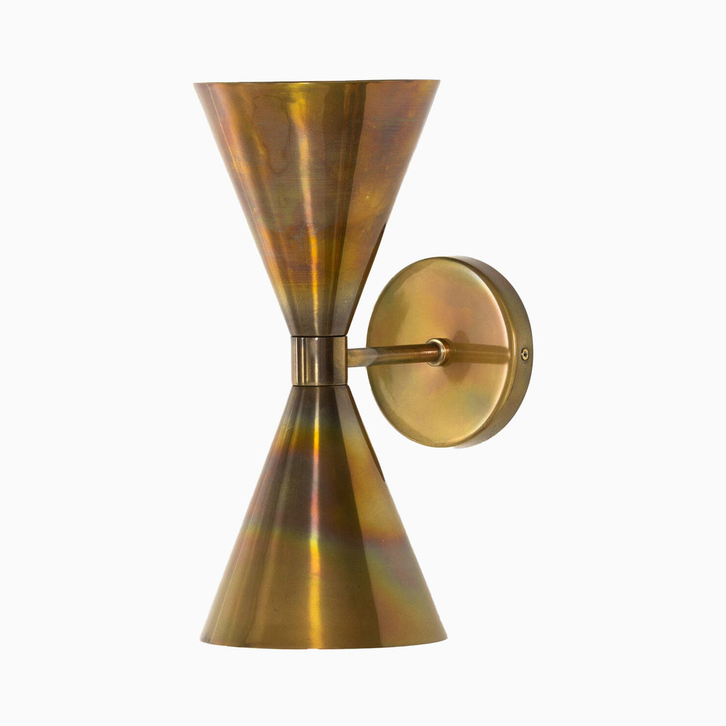 Lainey Wall Sconce in Burnt Brass