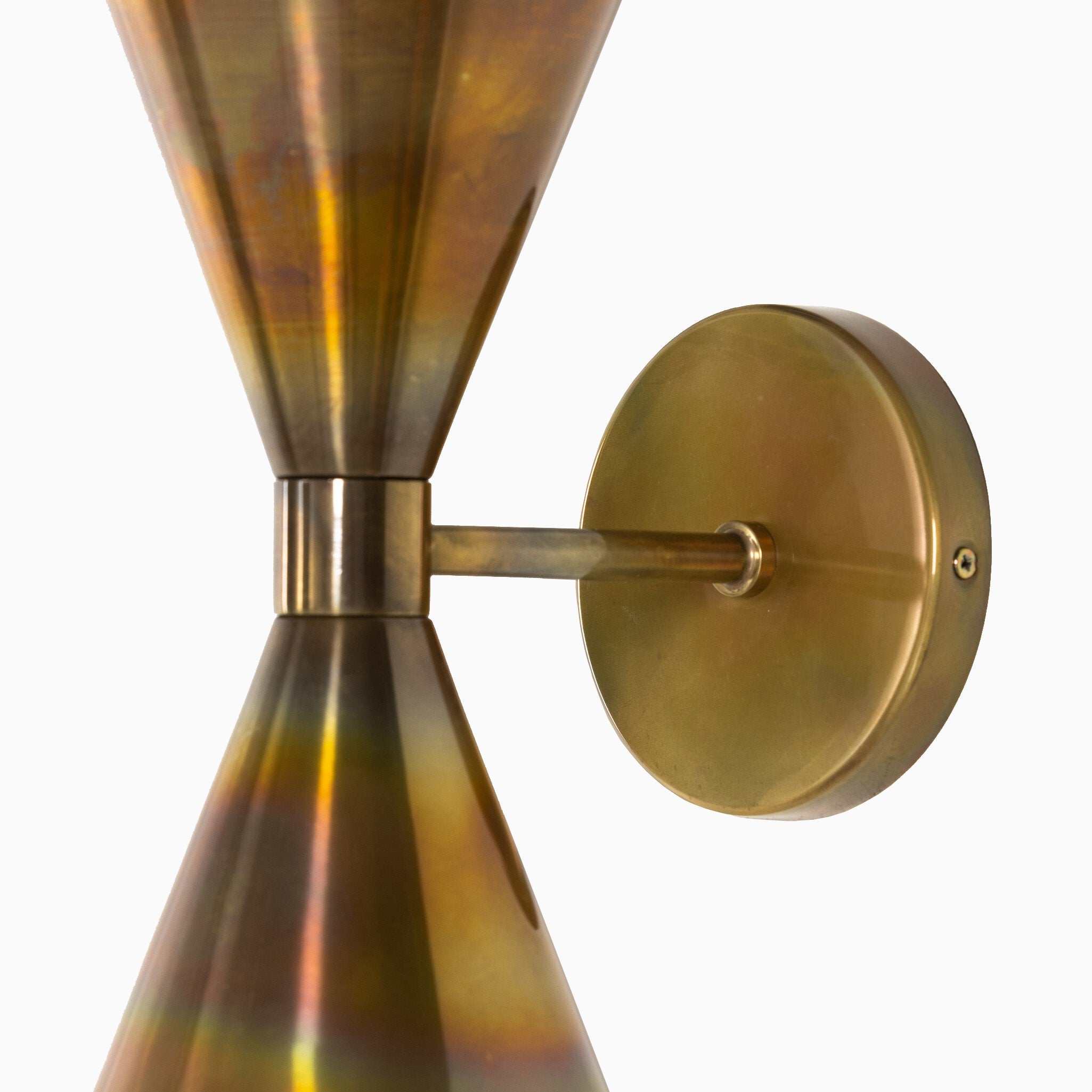 Lainey Wall Sconce in Burnt Brass