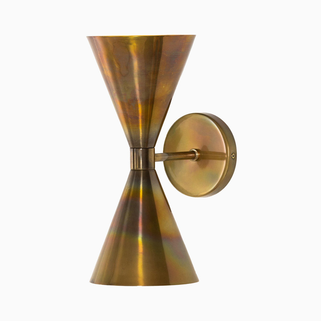 Lainey Wall Sconce in Burnt Brass
