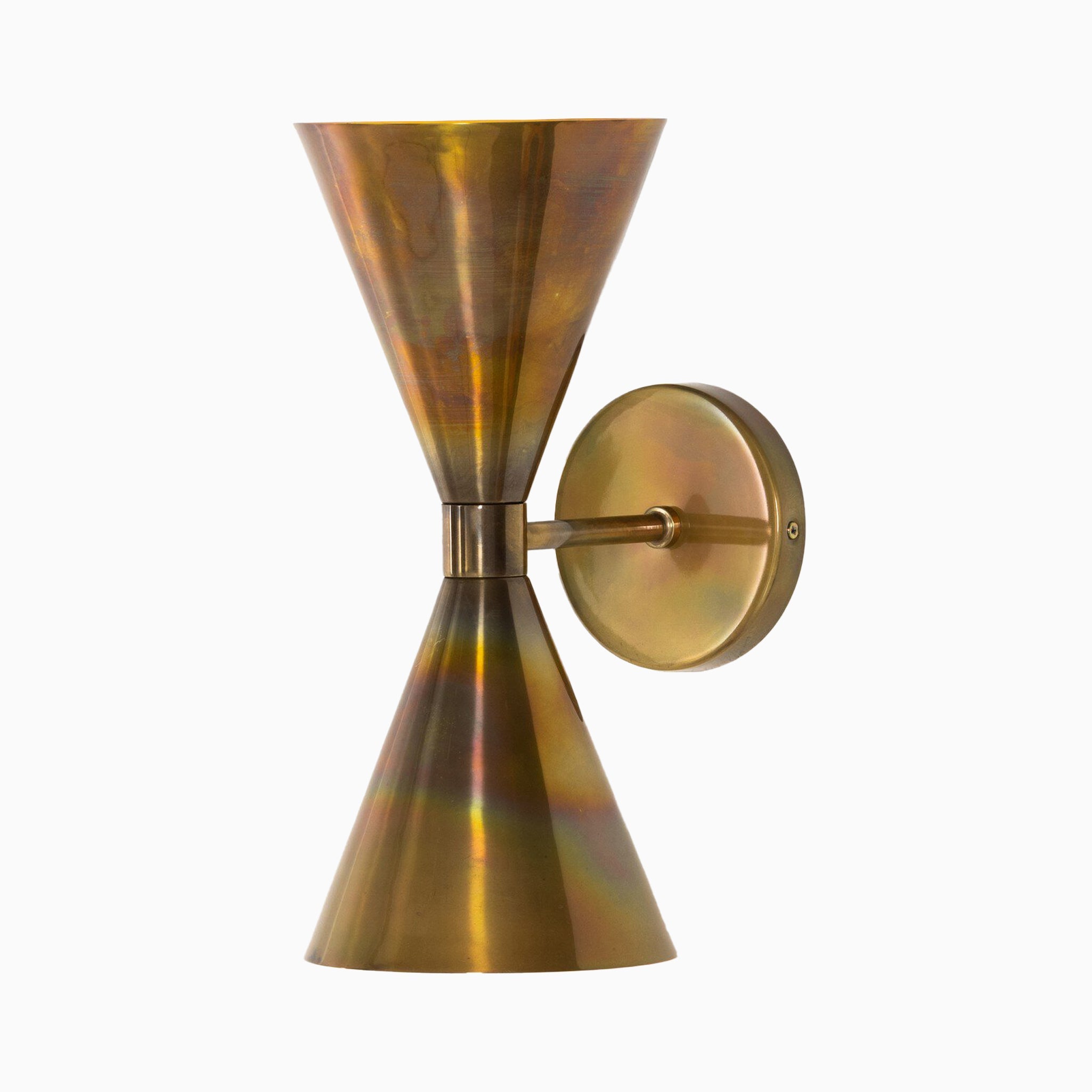 Lainey Wall Sconce in Burnt Brass