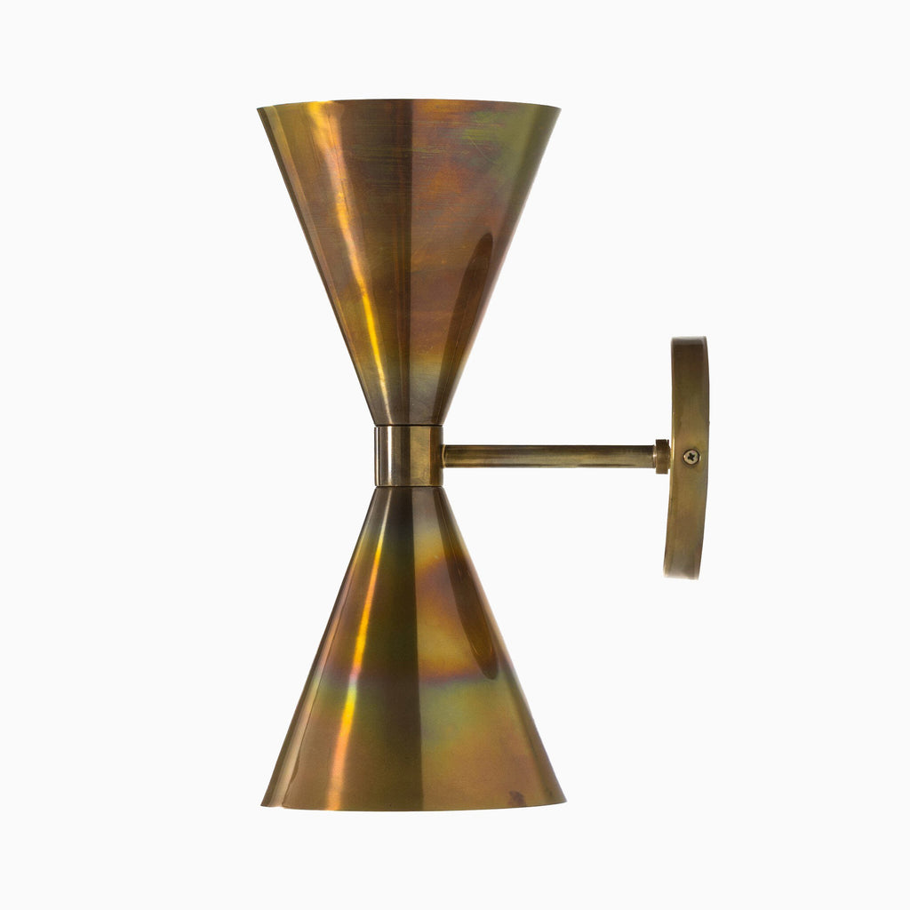 Lainey Wall Sconce in Burnt Brass