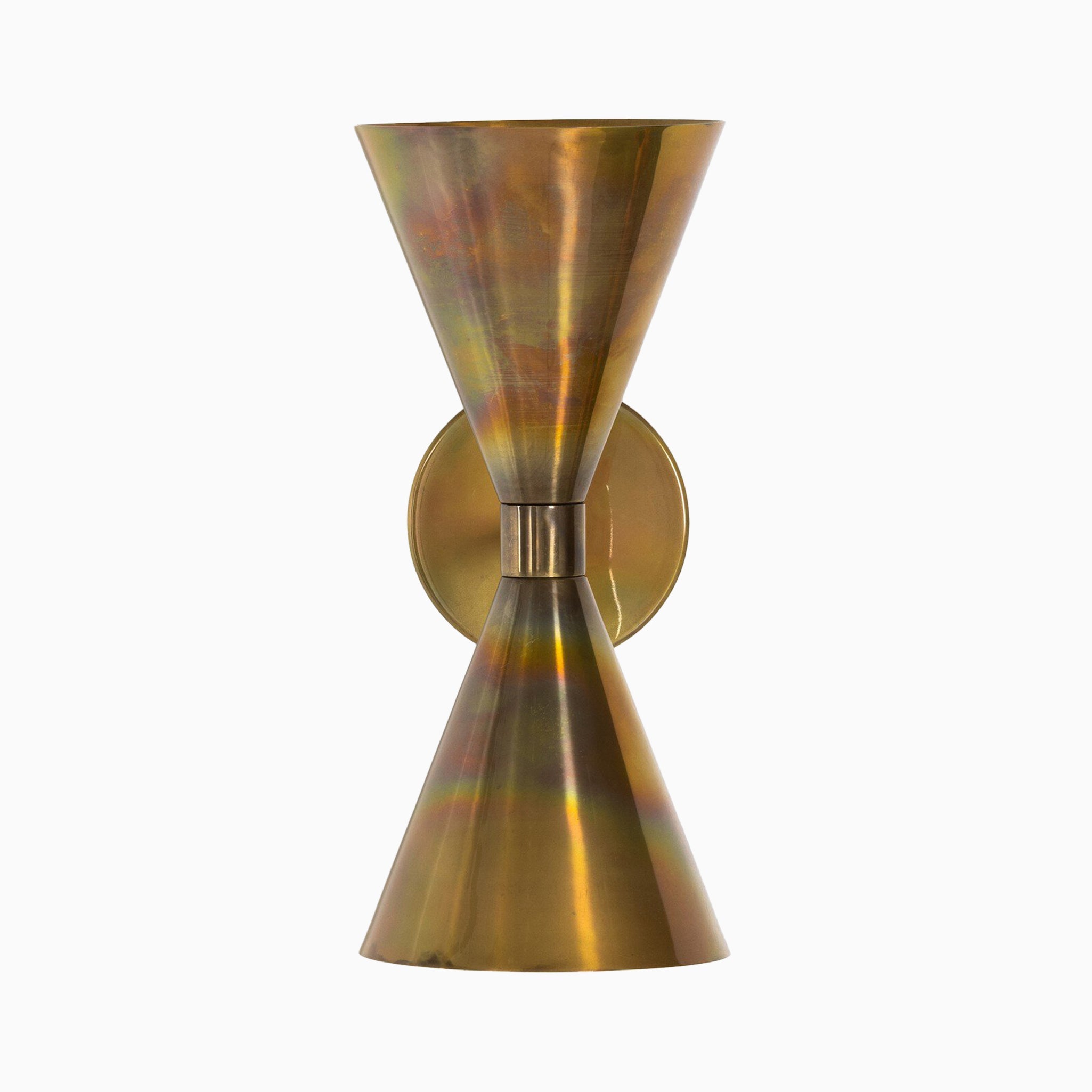 Lainey Wall Sconce in Burnt Brass