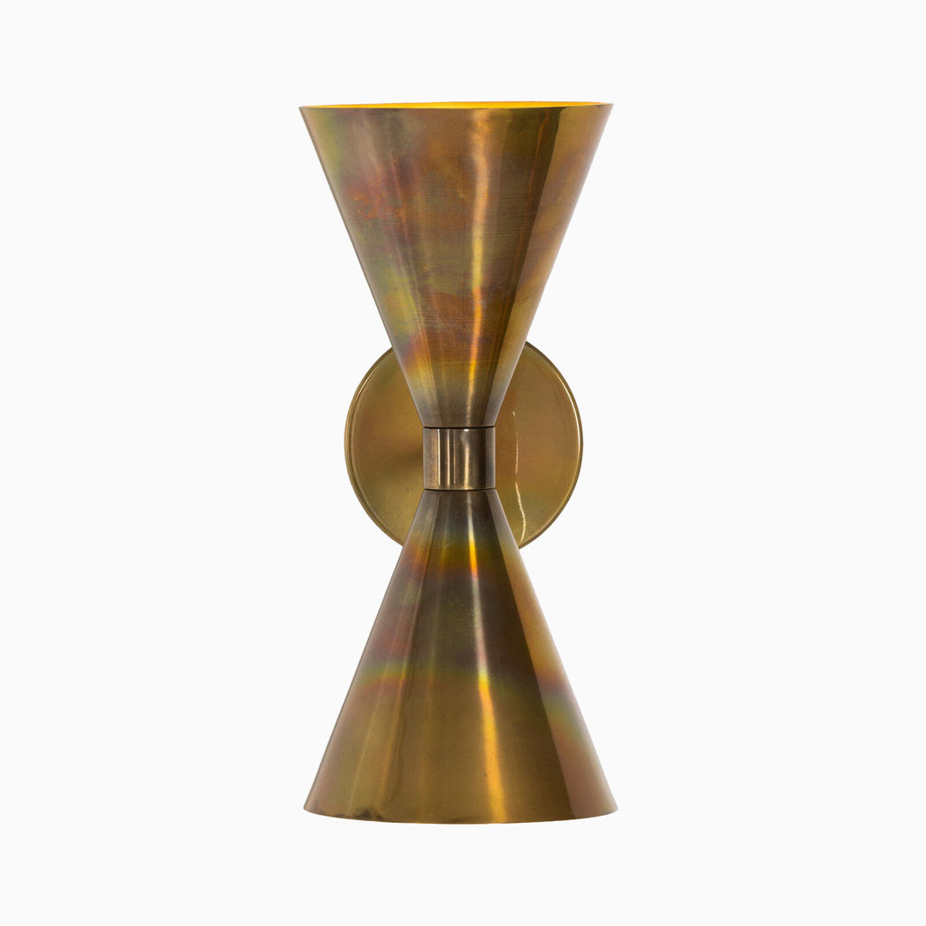 Lainey Wall Sconce in Burnt Brass