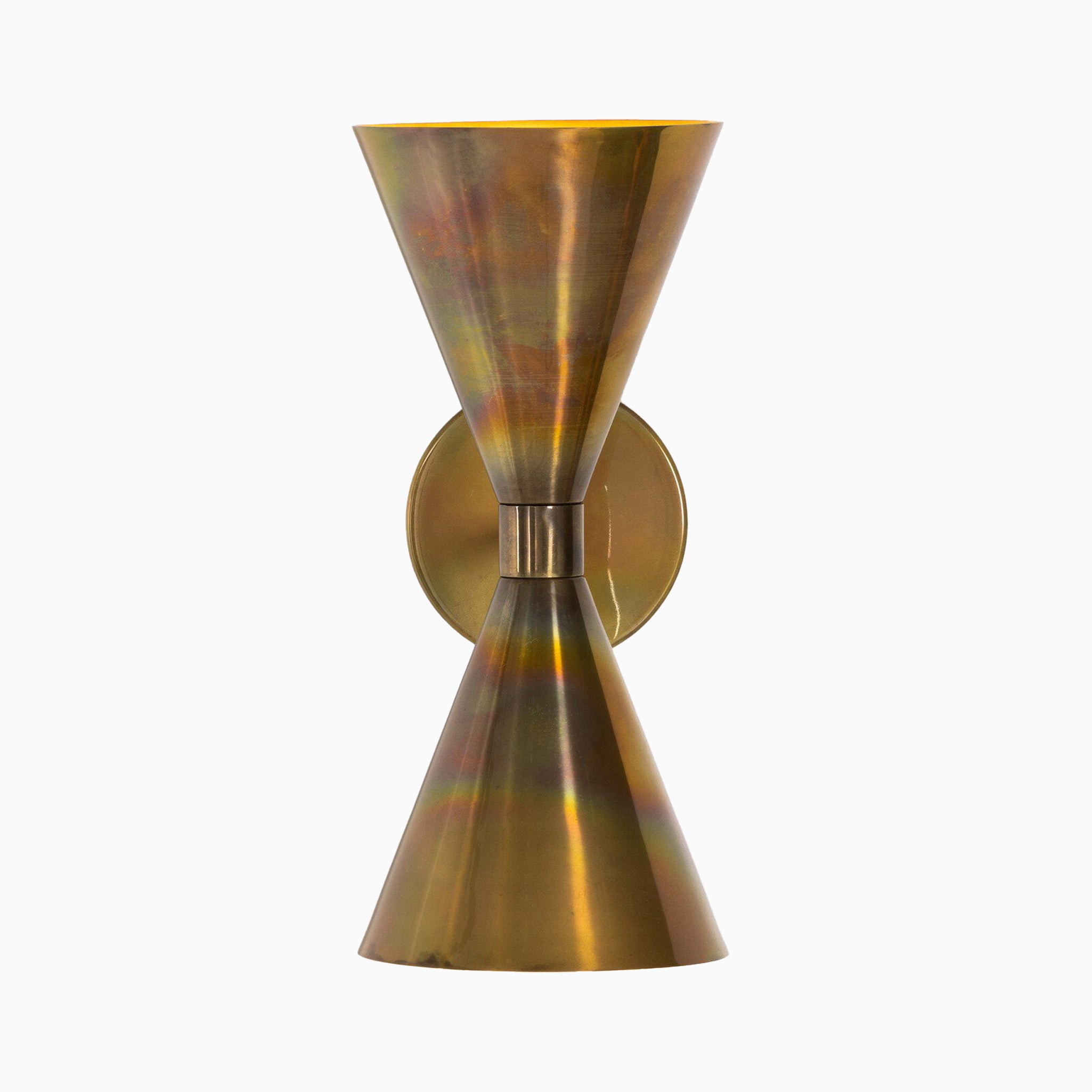 Lainey Wall Sconce in Burnt Brass