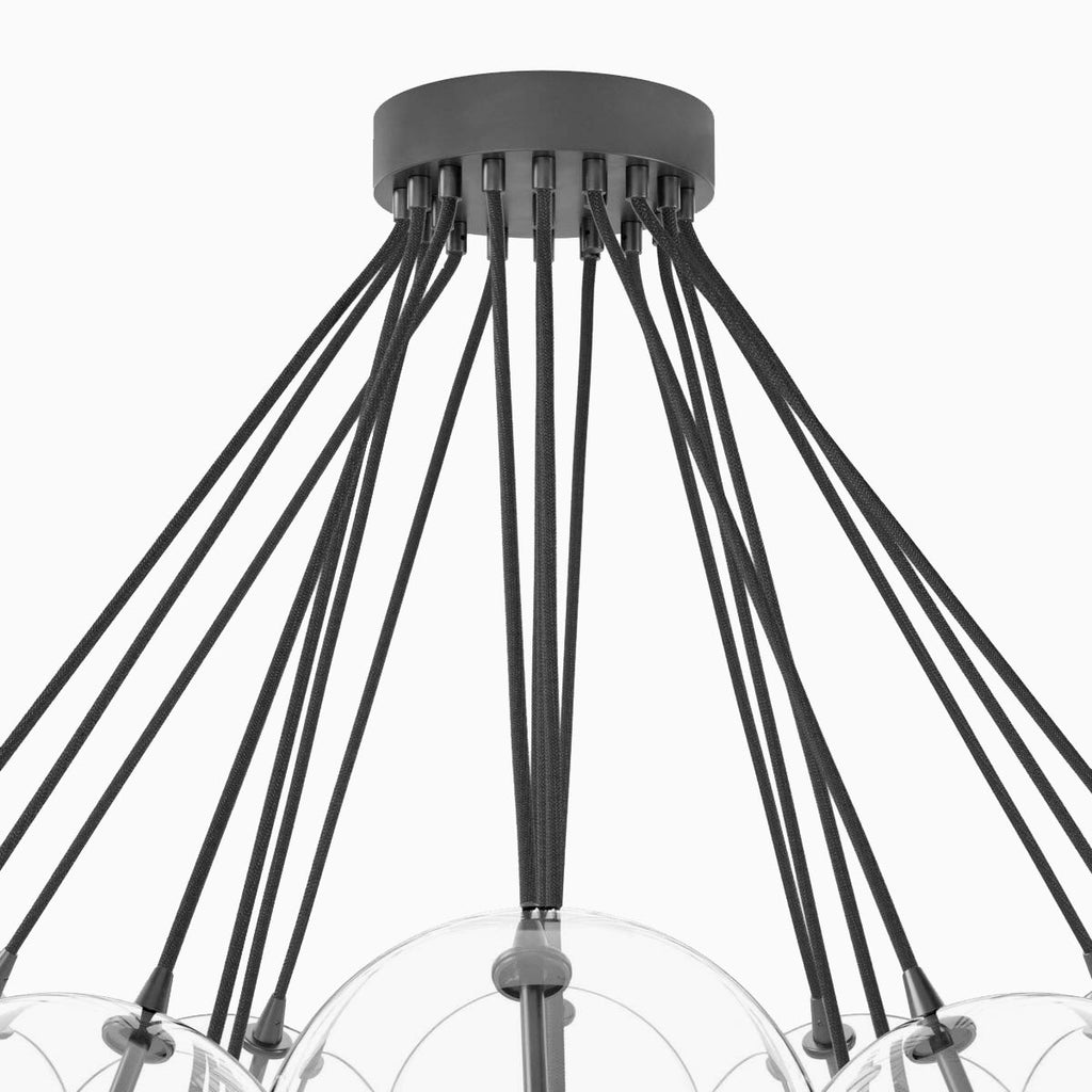 McKay Chandelier in Black Gunmetal