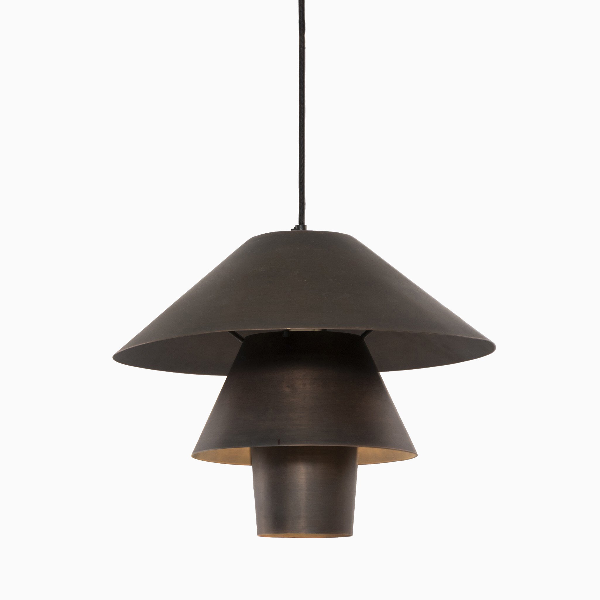 Oswald Pendant in Dusty Iron