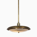 Sebastian Pendant in Aged Brass Iron