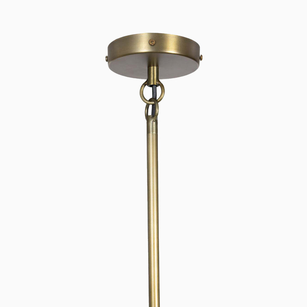 Sebastian Pendant in Aged Brass Iron