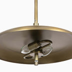 Sebastian Pendant in Aged Brass Iron